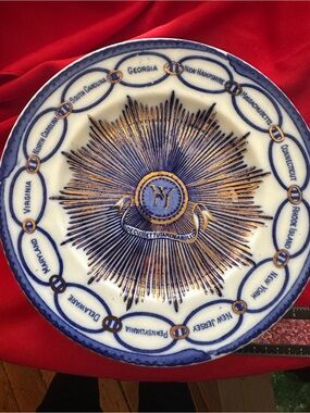 Martha Washington reproduction plates.